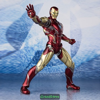    GreatStore SẴN   MÔ HÌNH NHÂN VẬT FIGMA IRON MAN MK85 NGƯỜI SẮT AVENGER CỬ ĐỘNG ĐƯỢC 