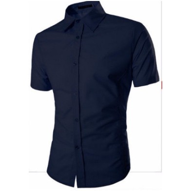 Áo sơ mi nam ngắn tay nhiều màu vải cotton