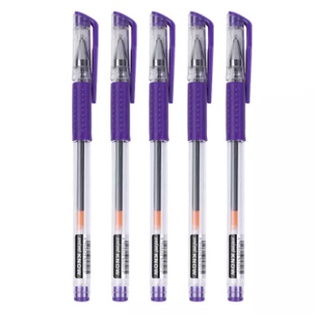 Bút gel nước Mini Cenvava viết siêu êm 0.5mm màu tím [VPP Hải Nhật]