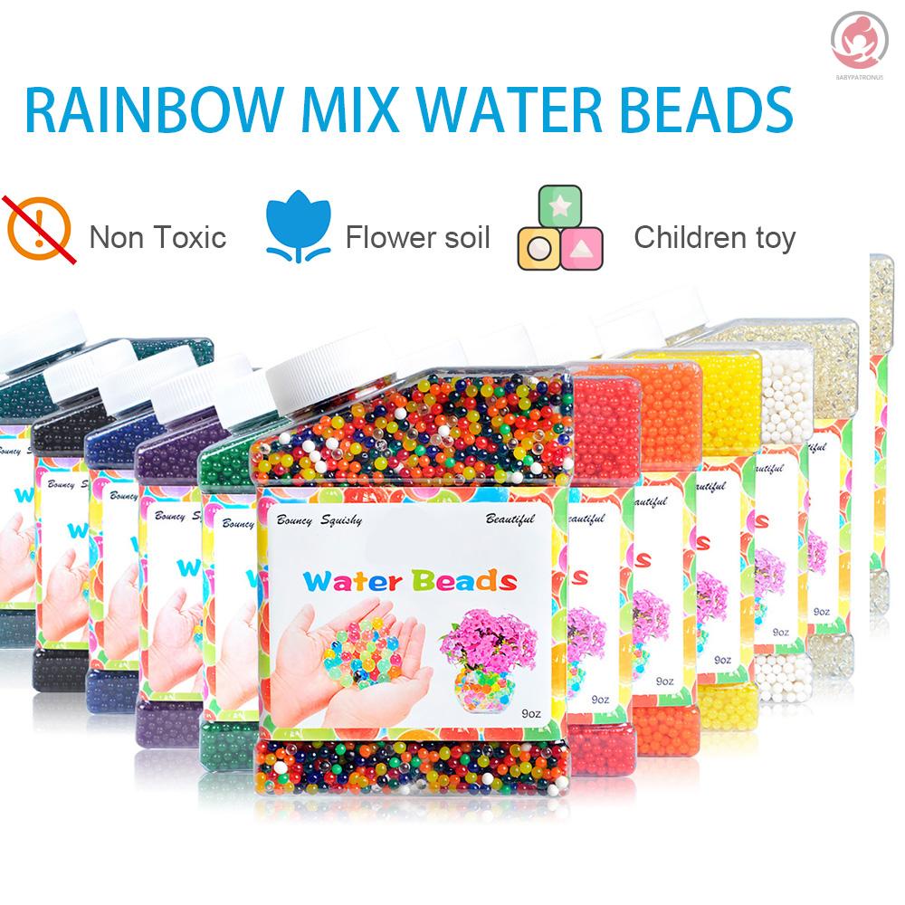Set 3000 hạt nở màu cầu vồng không độc hại trang trí bình nước cho bé