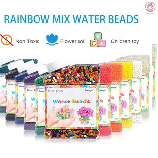Set 3000 hạt nở màu cầu vồng không độc hại trang trí bình nước cho bé