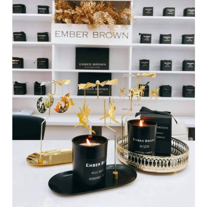 Nến Thơm Ember Brown Hương Sang Trọng Thư Giãn