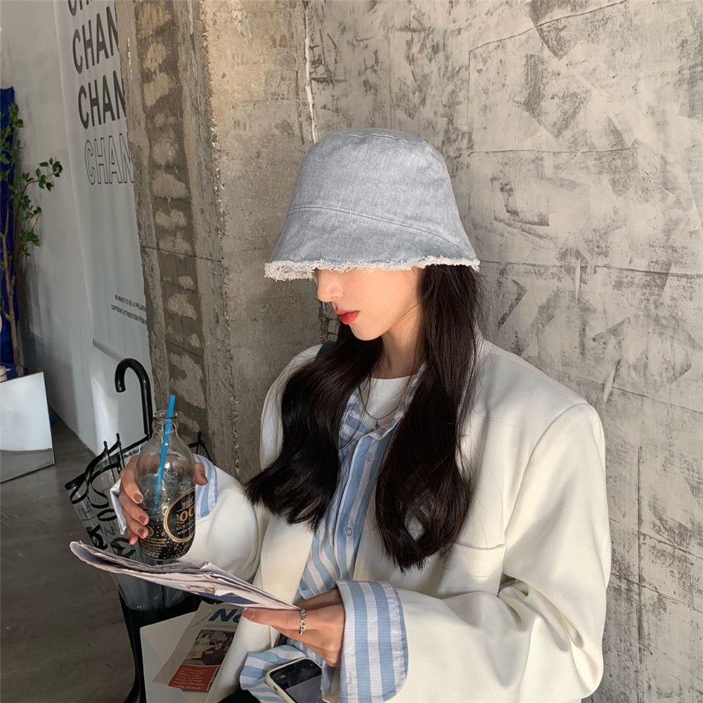 Mũ Bucket Chống Tia UV Phong Cách Vintage Cho Nam Và Nữ