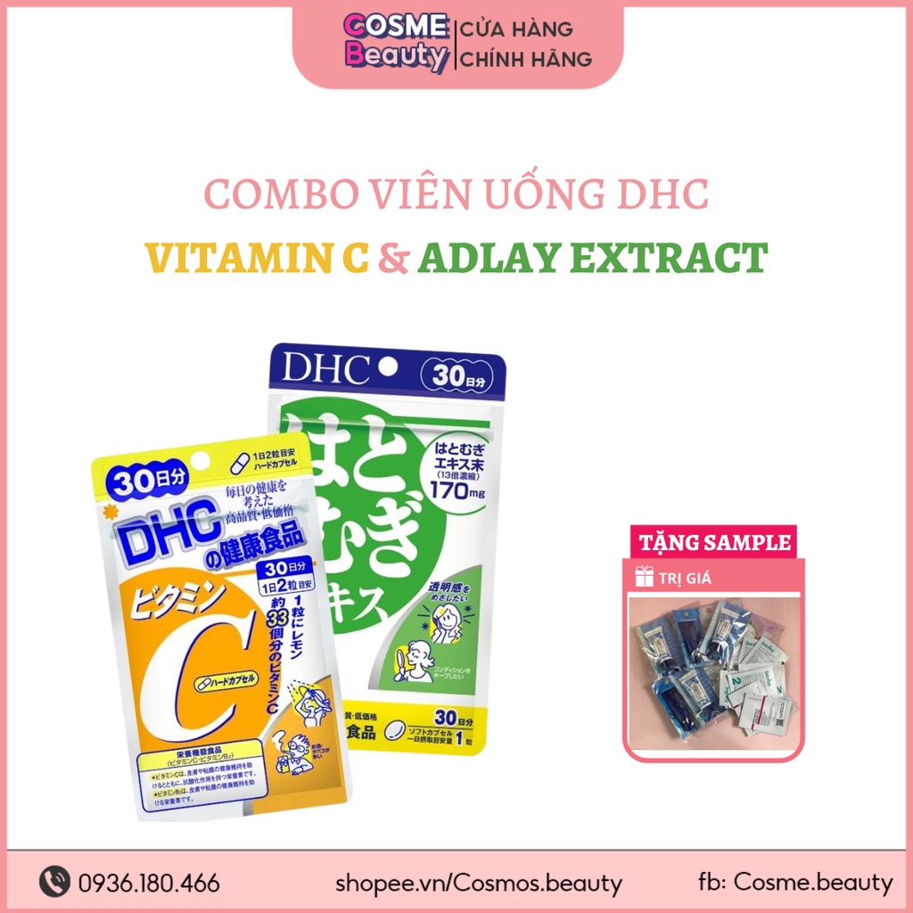 Viên uống DHC trắng da, bổ sung vitamin C Nhật Bản gói 30 ngày - Cosme Beauty