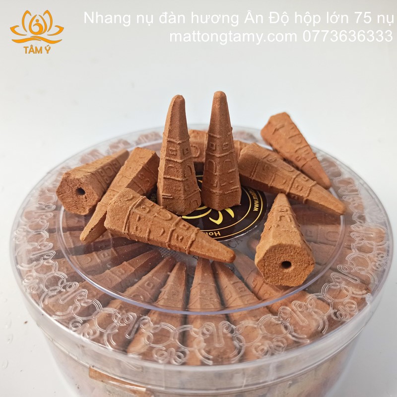 Nhang nụ đàn hương Ấn Độ Hộp Lớn 75 Nụ