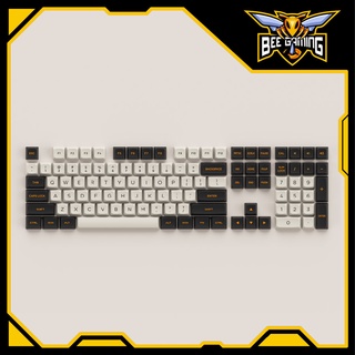 Bộ keycap AKKO Carbon Retro - Chất liệu PBT Double Shot - 155 nút (ASA Low-profile)