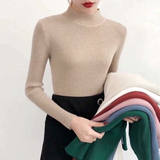 Áo len nữ cổ 3p