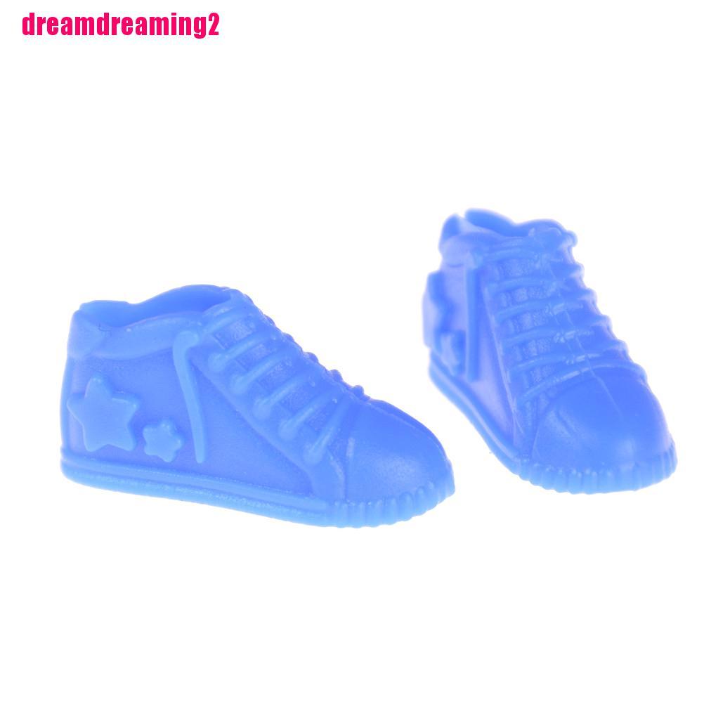 Bộ 4 Đôi Giày Nhiều Màu Sắc Cho Búp Bê Barbie