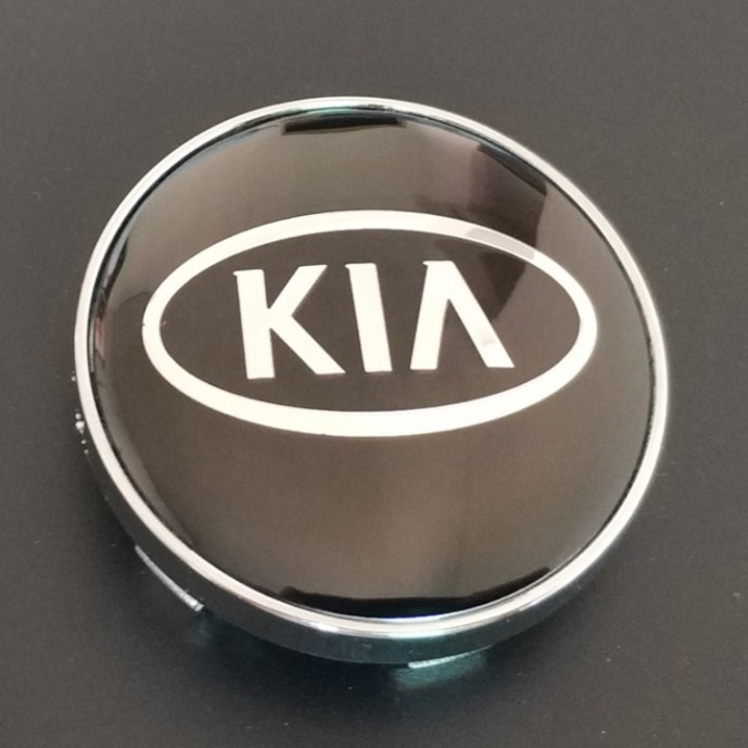 Sản Phẩm Logo chụp mâm, ốp lazang bánh xe ô tô Kia đường kính 60mm .