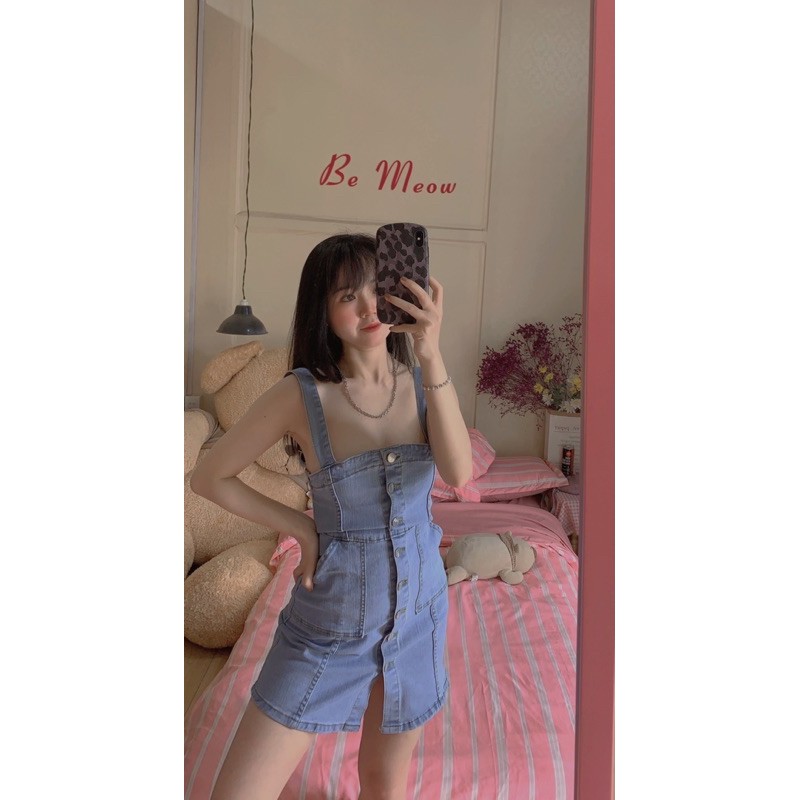 Váy yếm jean