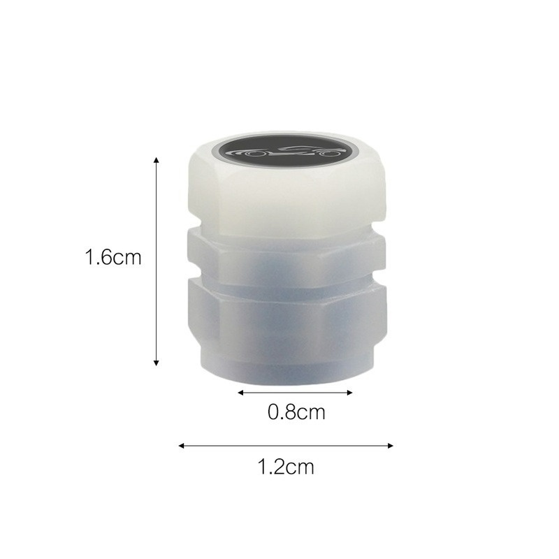 1 / 4 Nắp Van Lục Giác Phát Sáng Trang Trí