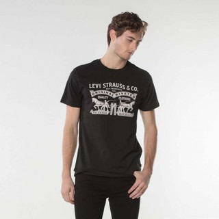 [Chính Hãng] Áo Thun L.vis T-Shirt & Co Logo Black