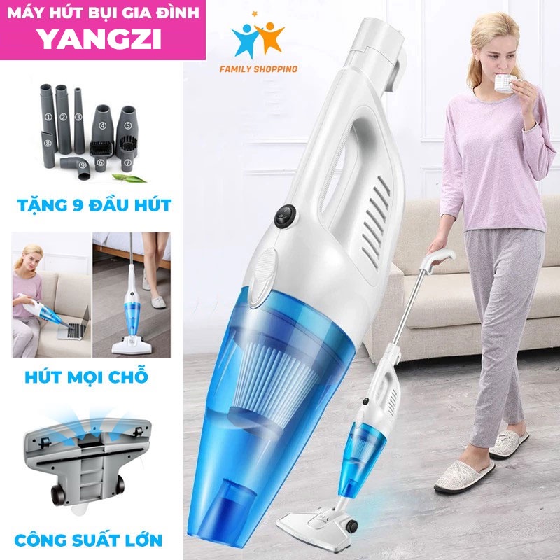 Máy hút bụi gia đình gia dụng 2in1 công suất mạnh đa năng tiện dụng lực hút 12000Pa TẶNG 9 ĐẦU HÚT