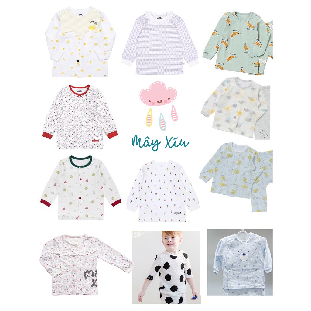 Áo cotton các loại xuất hàn bé trai bé gái