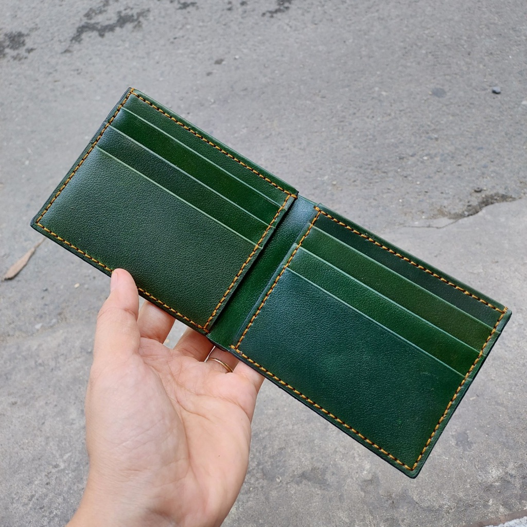 Bóp Nam Da Bò Pullup Cao Cấp - Cam Kết 100% Da Bò Thật - Ví Ngang nhiều màu