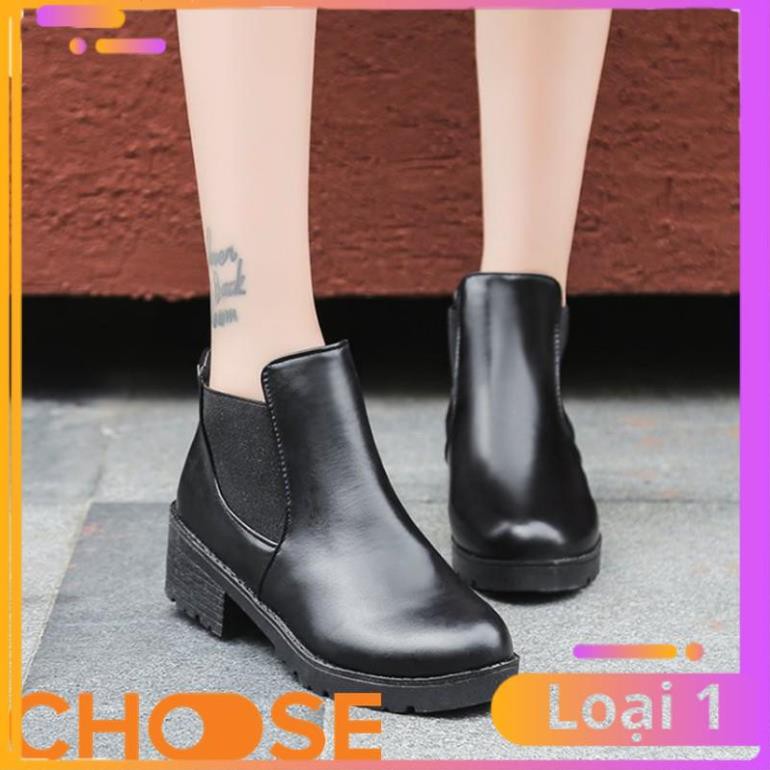 [Bản Mới Nhất] Giày Nữ GIÀY DA Choose NỮ THỜI TRANG BOOT BỐT NGẮN THỂ THAO GIÁ RẺ SINH VIÊN CÔNG SỞ G15K5