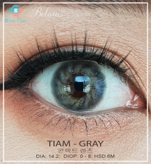 Lens Hàn Tiam Gray có độ (0-5 độ)