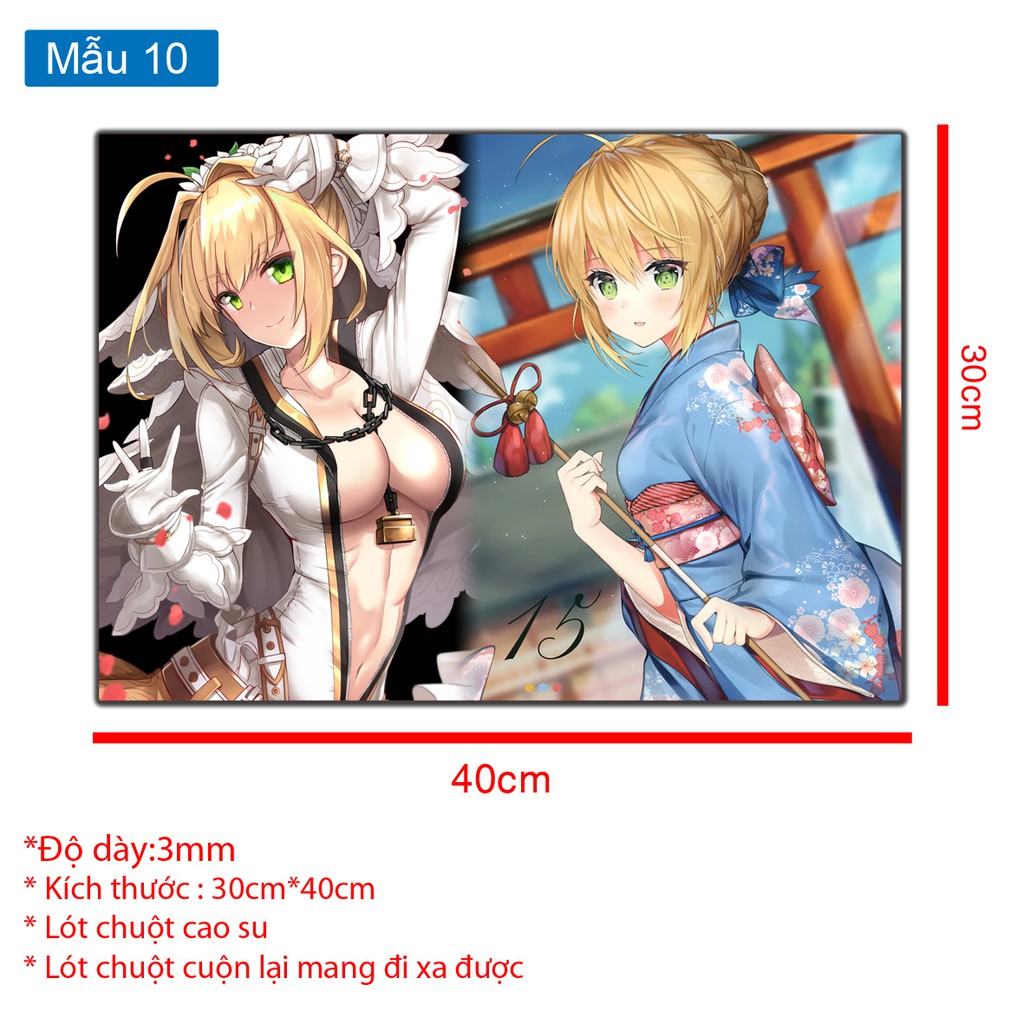 Mousepad Lót chuột A3 – fate/ grand order