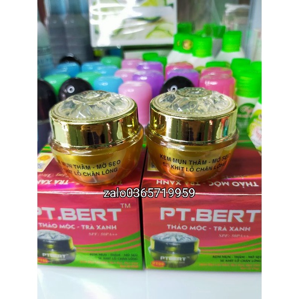 PT.BERT combo 2 hộp kem mụn thâm mờ sẹo thảo mộc trà xanh hộp (20gr)