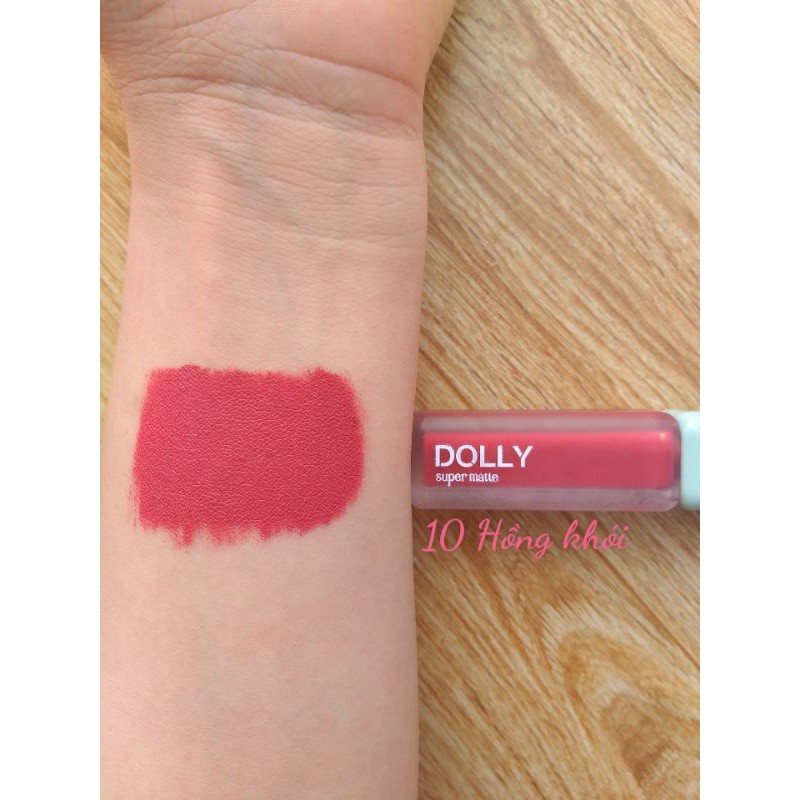" HỒNG KHÓI 10 " SON DOLLY SUPER MATTE HOT TREND 2021. | BigBuy360 - bigbuy360.vn
