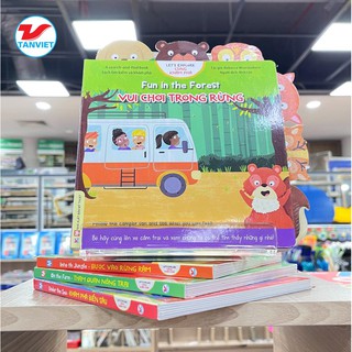 Sách Cùng Khám Phá: Vui Chơi Trong Rừng (Song Ngữ Anh Việt)