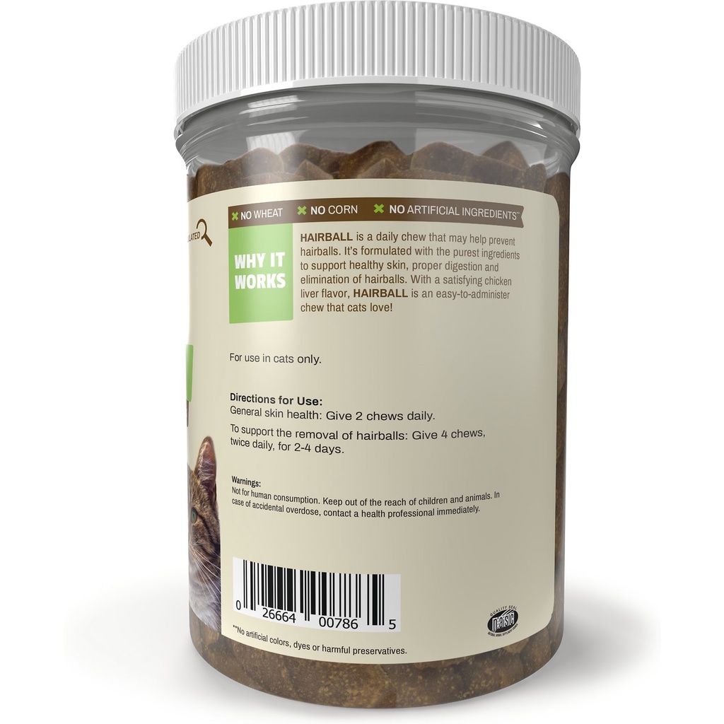 Viên tiêu búi lông hairball cho mèo Pet Naturals