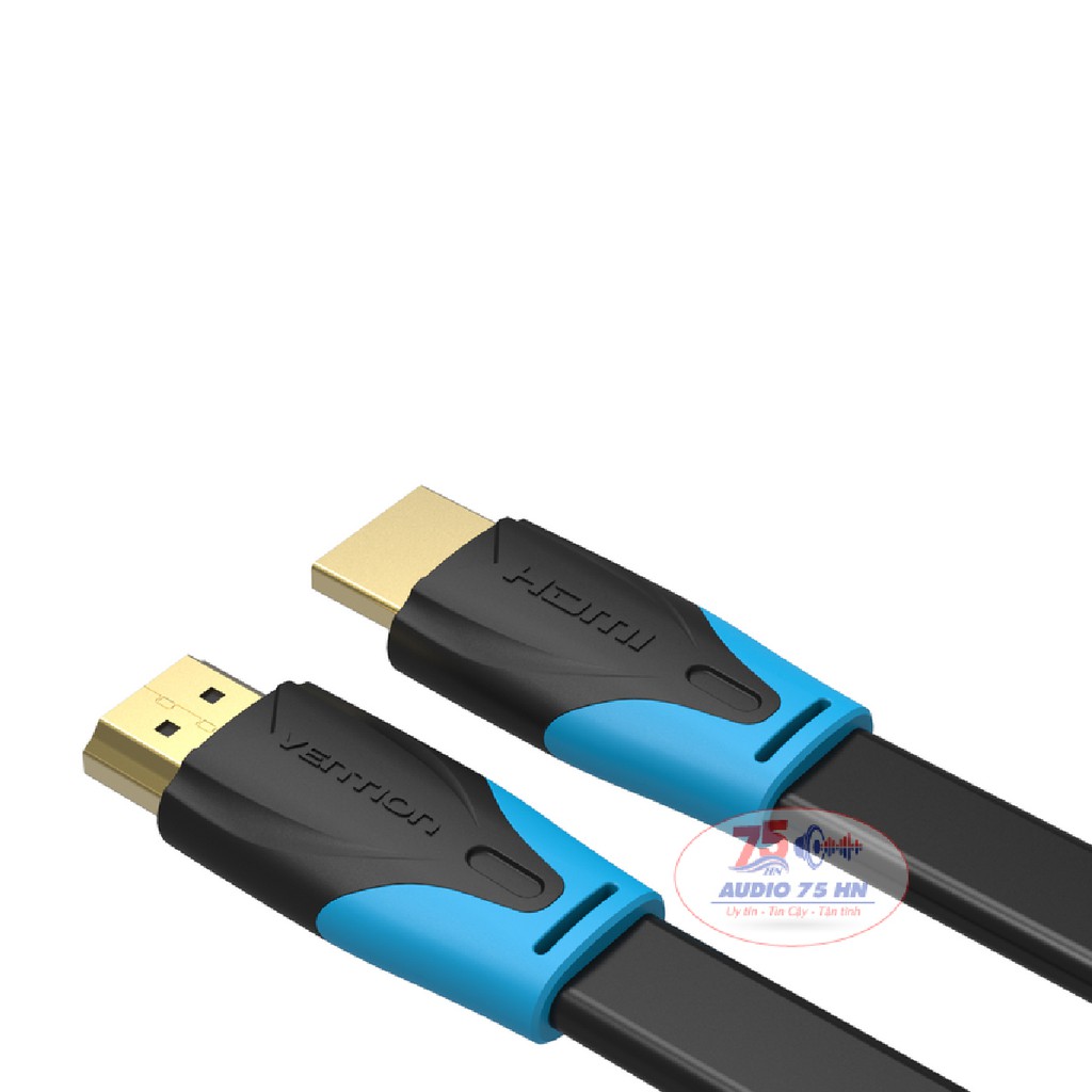 Dây Cáp HDMI Cao cấp VENTION 3D 4K Tốc Độ Cao Dạng Dẹt Đầu Mạ Vàng Cho Notebook/Máy Chiếu/TV/VR