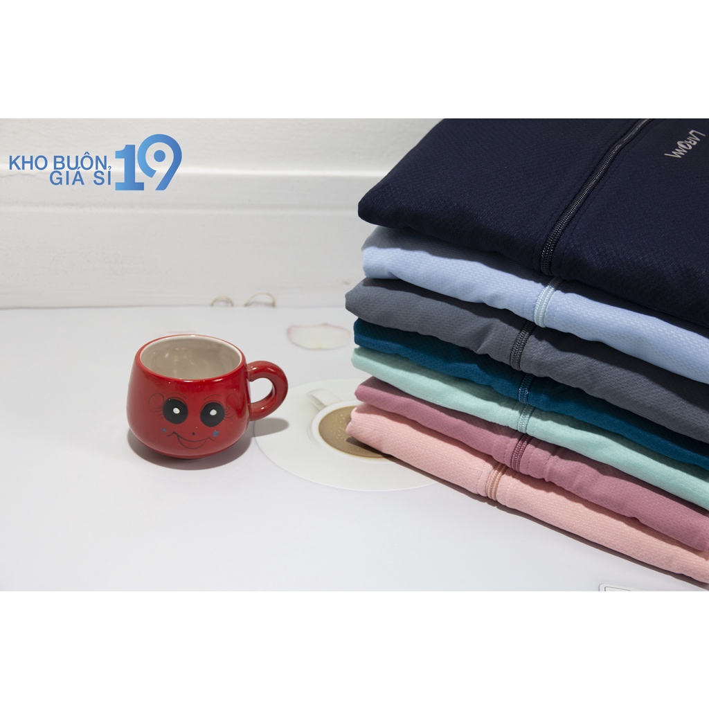 Áo Chống Nắng Nữ 2 lớp đai gấu to mã KB003 Vải Thông Hơi Cực Thoáng Mát, Chống Tia UV, Vải Nhật 7 màu