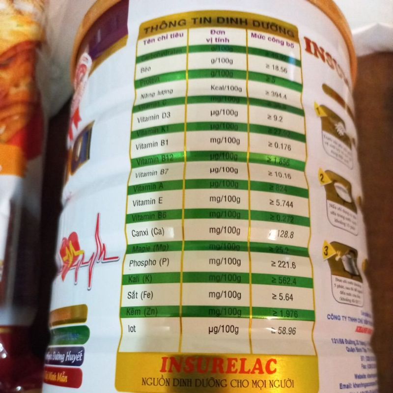 Sữa bột SURECERNA lon 900gr DATE 2025