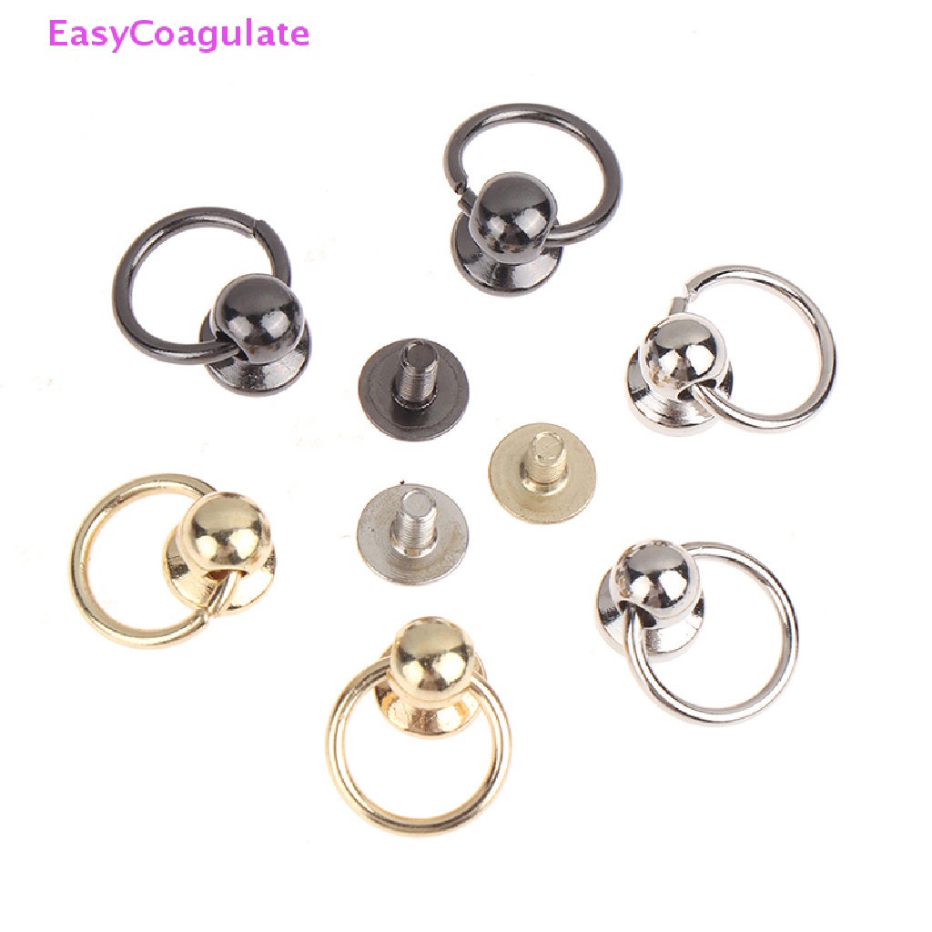 Set 10 Đinh Tán Đầu Tròn Bằng Kim Loại Chuyên Dụng
