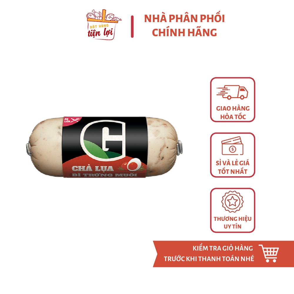 Chả lụa bì trứng muối G Kitchen cây 500g