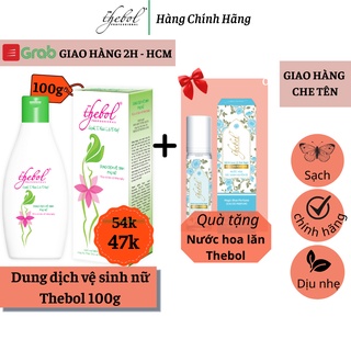 Dung Dịch Vệ Sinh Phụ Nữ Giảm viêm ngứa Hỗ trợ làm sạch dịu nhẹ Thebol 100g