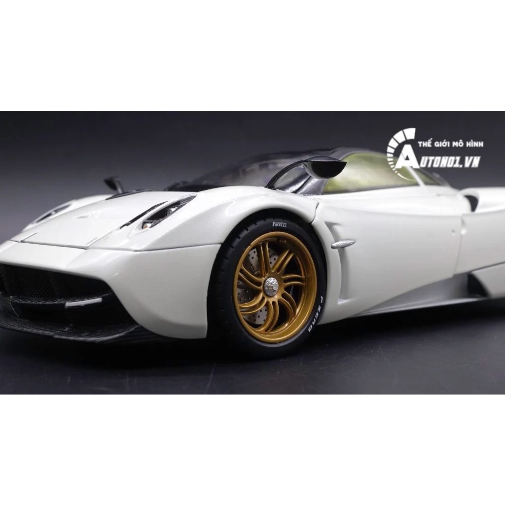 MÔ HÌNH PAGANI HUAYRA WHITE 1:18 GTAUTOS 1296