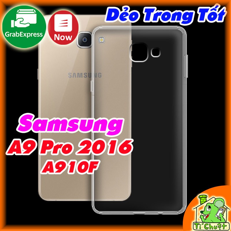 [Loại Tốt][Ảnh Thật] Ốp lưng Samsung A9 Pro 2016 Silicon Dẻo Trong Suốt