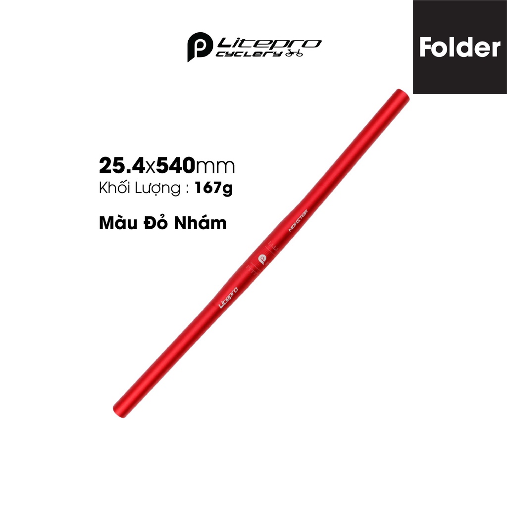 Ghi Đông Xe Đạp - Litepro Nhôm Chính Hãng