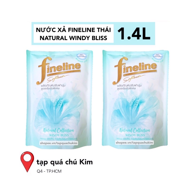 Nước xả FINELINE 1.4L Thái hương Windy Bliss (thơm hơn COMFORT Thái) - tapquachukim