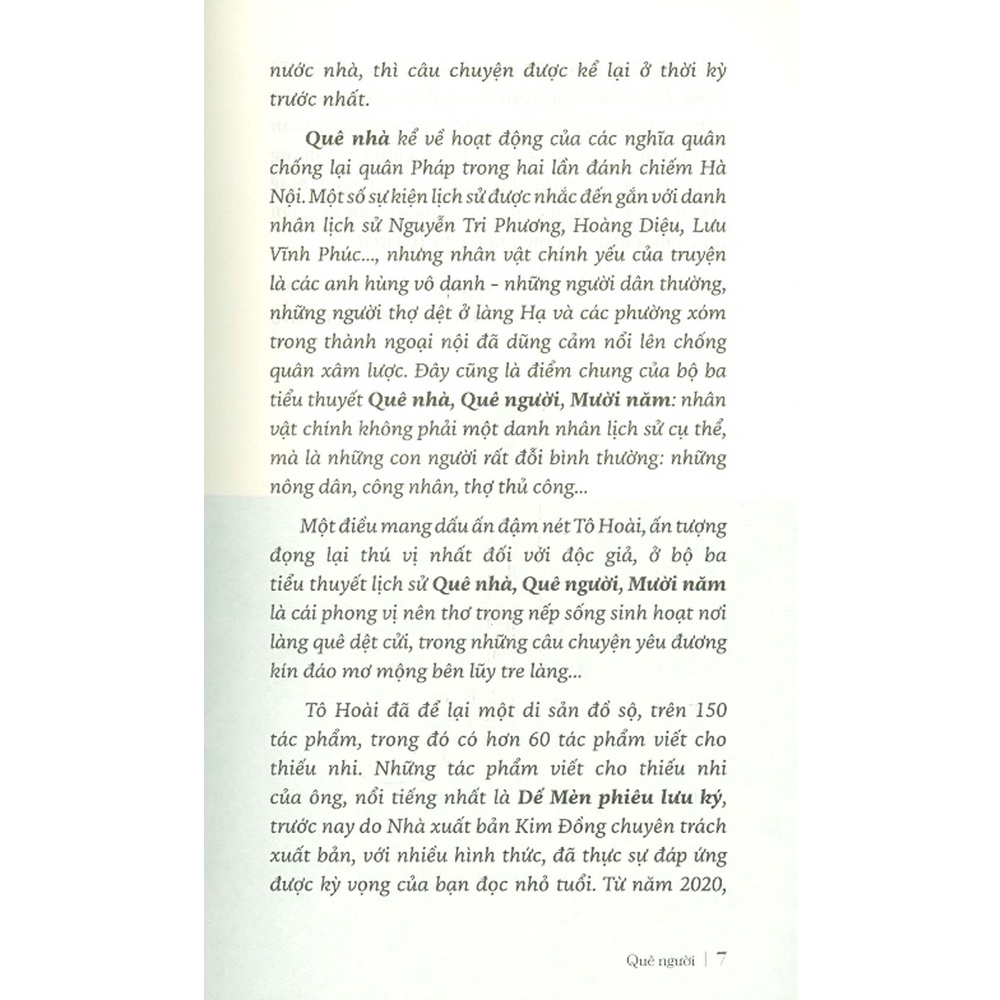 Sách - Quê Người (Tô Hoài)