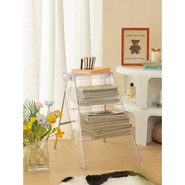 Thang gấp đa năng decor phòng khách, phòng ngủ, sân vườn phong cách Bắc Âu