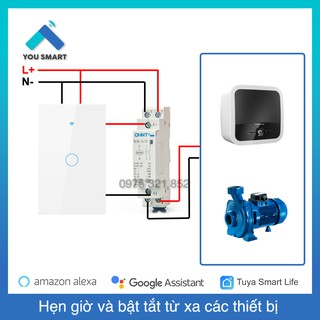 Công Tắc Thông Minh WIFI Tuya SmartLife 1-2-3-4 nút