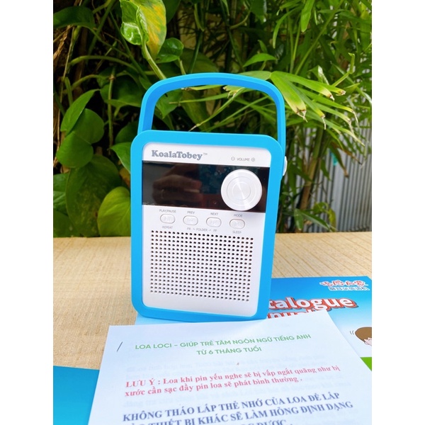 Loa Loci P90 Tắm Tiếng Anh Cho Bé Tặng Kèm HD học hiệu quả và sách Tiếng Anh