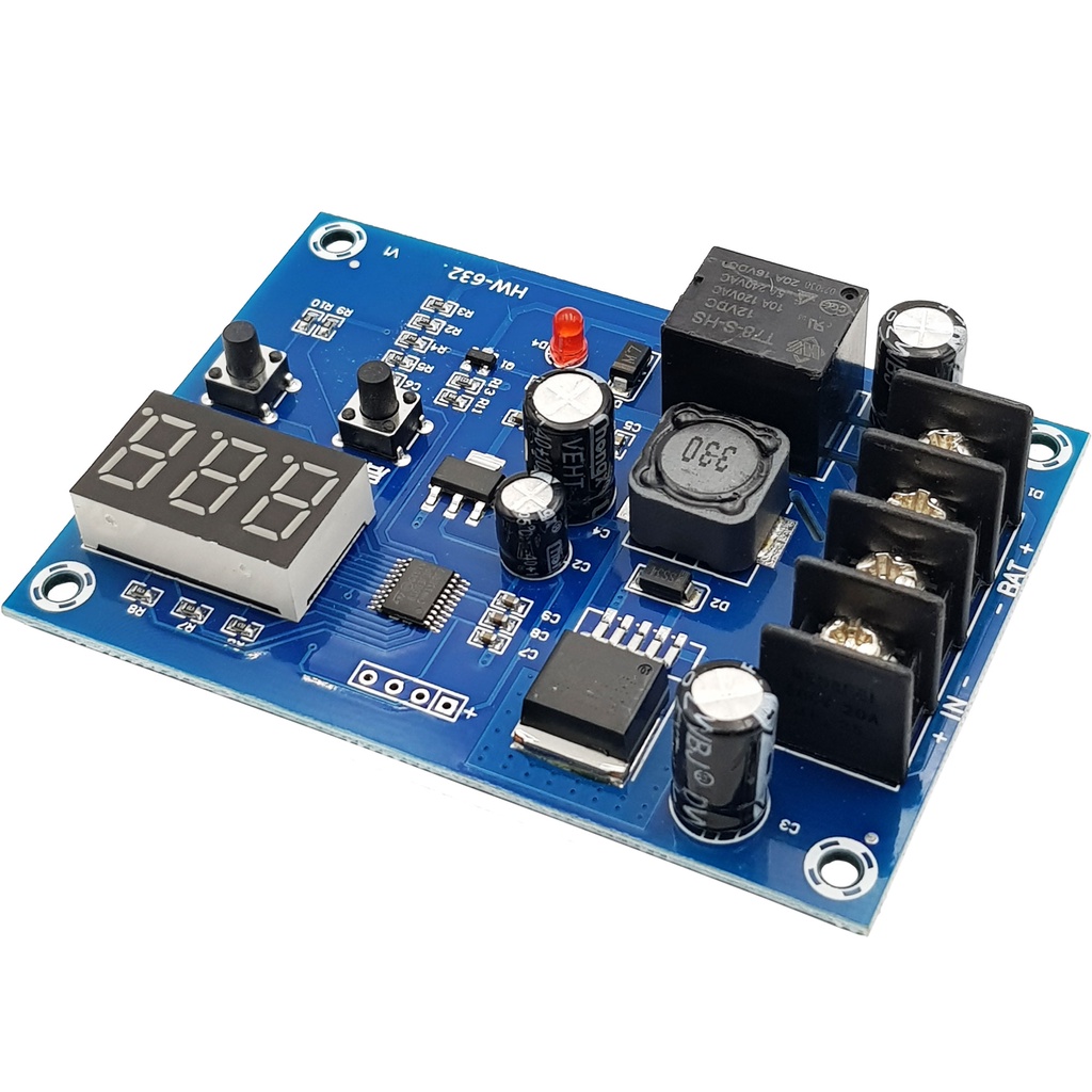 Mạch Sạc Acquy XH-M603 12-24V khi acquy đầy mạch sẽ tự động ngắt sạc để đảm bảo độ bền của acquy