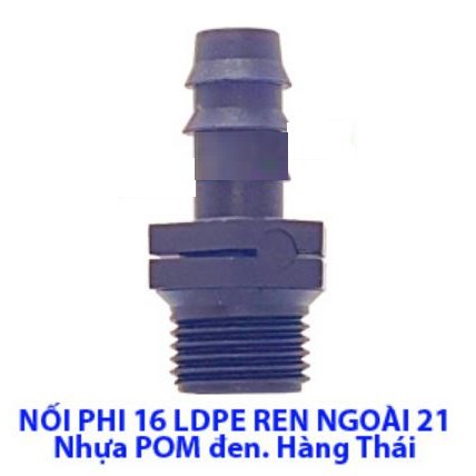 NỐI 16 LDPE REN NGOÀI 21 THAI (BỊCH 5 CÁI)