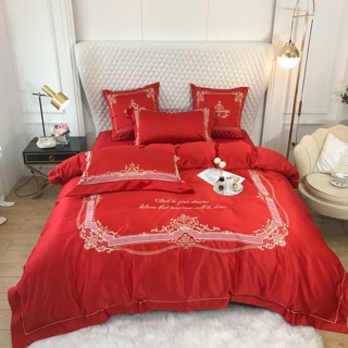 Bộ chăn ga gối phi lụa cao cấp dtq1995
