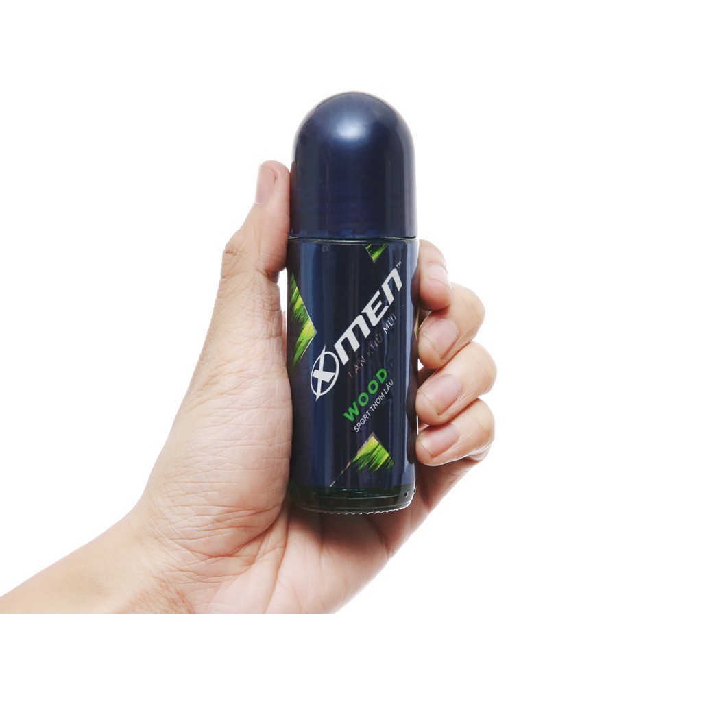 Lăn khử mùi Xmen Wood sport chai lớn 50 ml