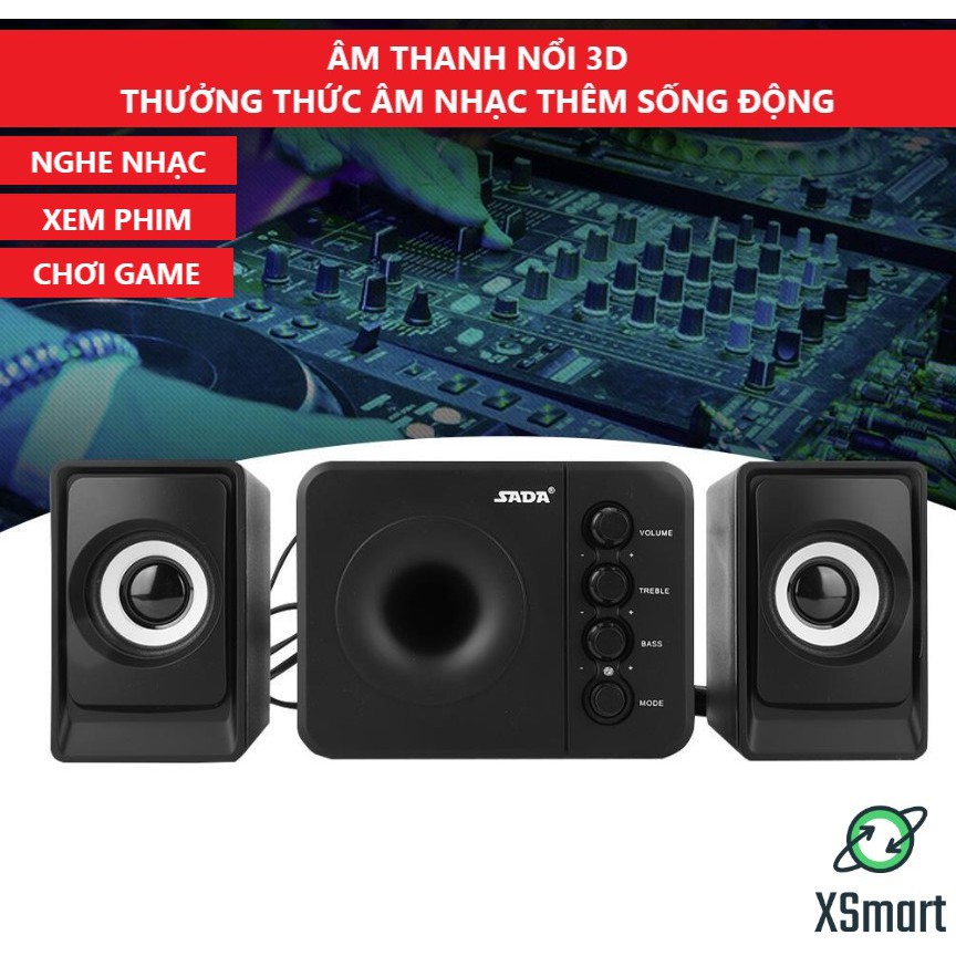 Loa Vi Tính Máy Tính Cao Cấp SADA 205 Super Bass Pro 2020, Nghe Nhạc Xem Phim Âm Thanh Siêu Hay | BigBuy360 - bigbuy360.vn