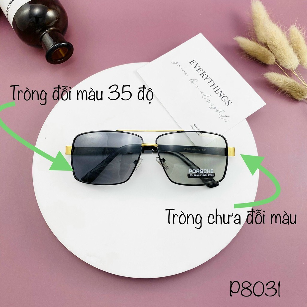 ❌FULLBOX HÃNG❌MẮT KÍNH NAM KIỂU VUÔNG CAO CẤP 8712 Tròng POLAROID chống uv400 chống chói CỰC MEN THỜI THƯỢNG