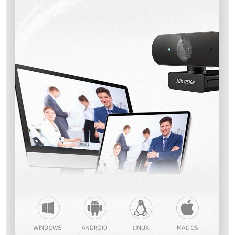 Webcam Hikvision DS-U02 Full HD (1920×1080) Tích Hợp Mic - Hàng Chính Hãng