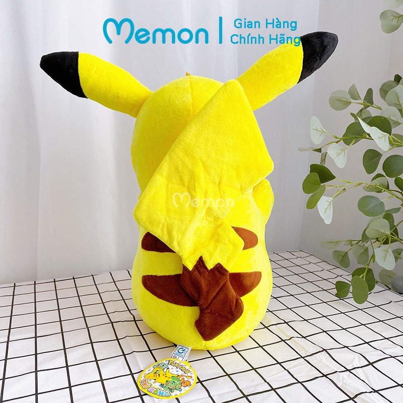 Gấu Bông Pikachu Pokemon Ngồi Cao Cấp Memon