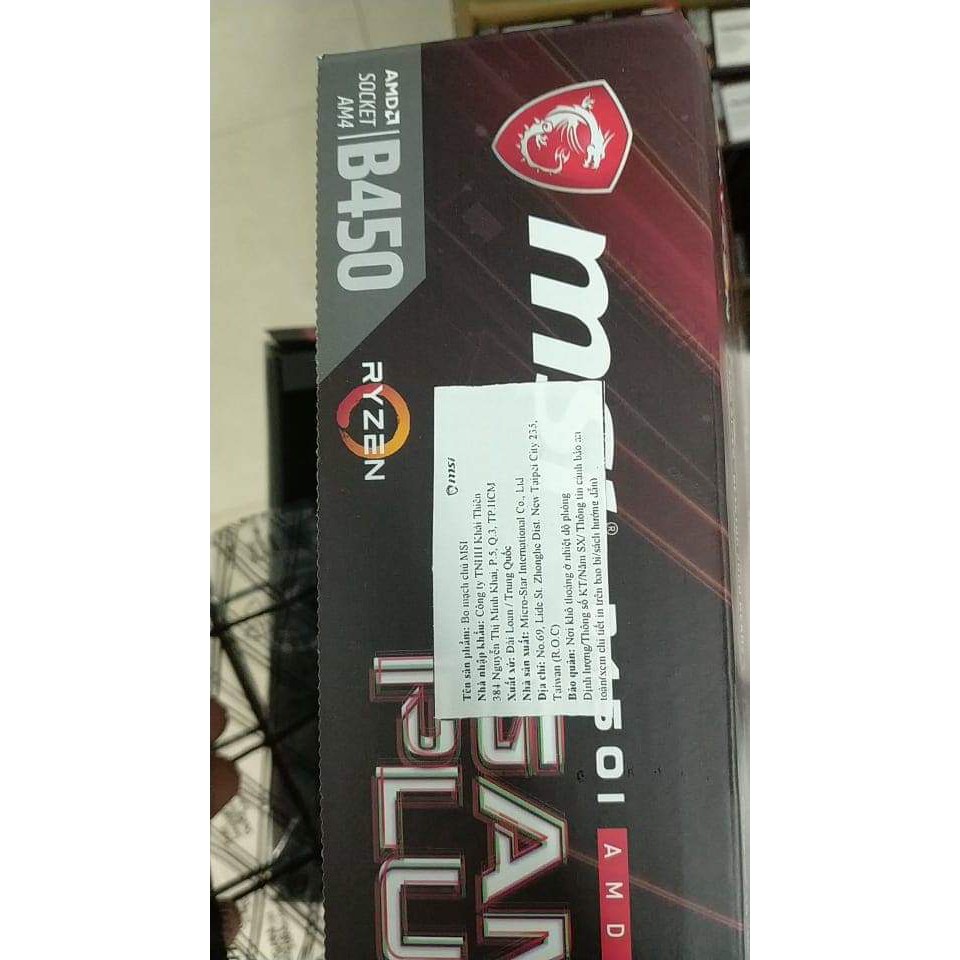 Bo mạch chủ MSI B450i Gaming Plus AC - Chính hãng MSI Việt Nam