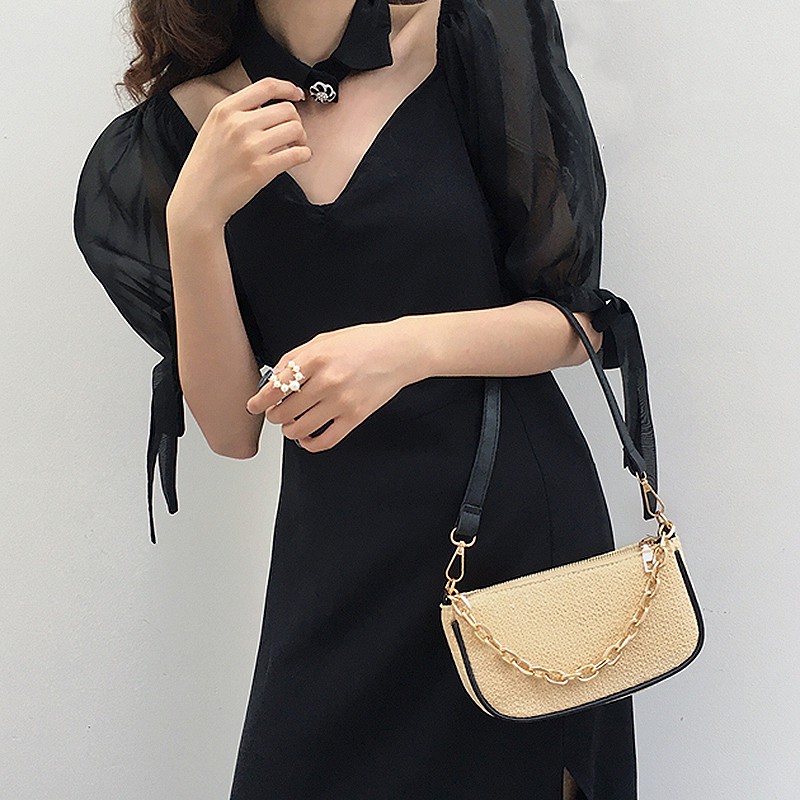 (NEW) Túi Đeo Vai Nữ Chất Cói Siêu Nhẹ Phong Cách Vintage C939